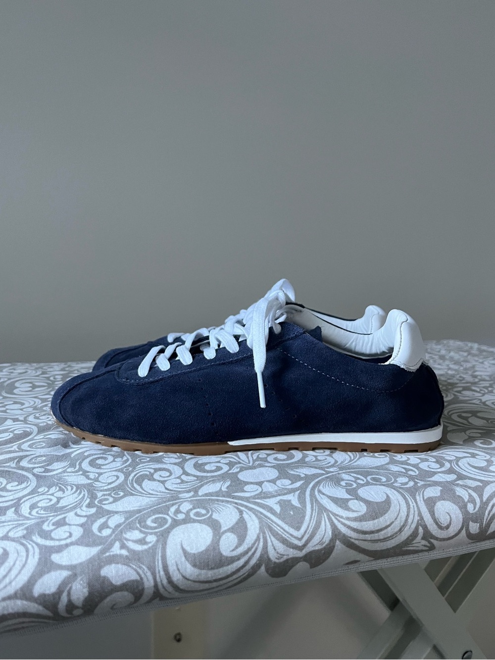 dolce vita Navy Suede Low Profile Sneakers